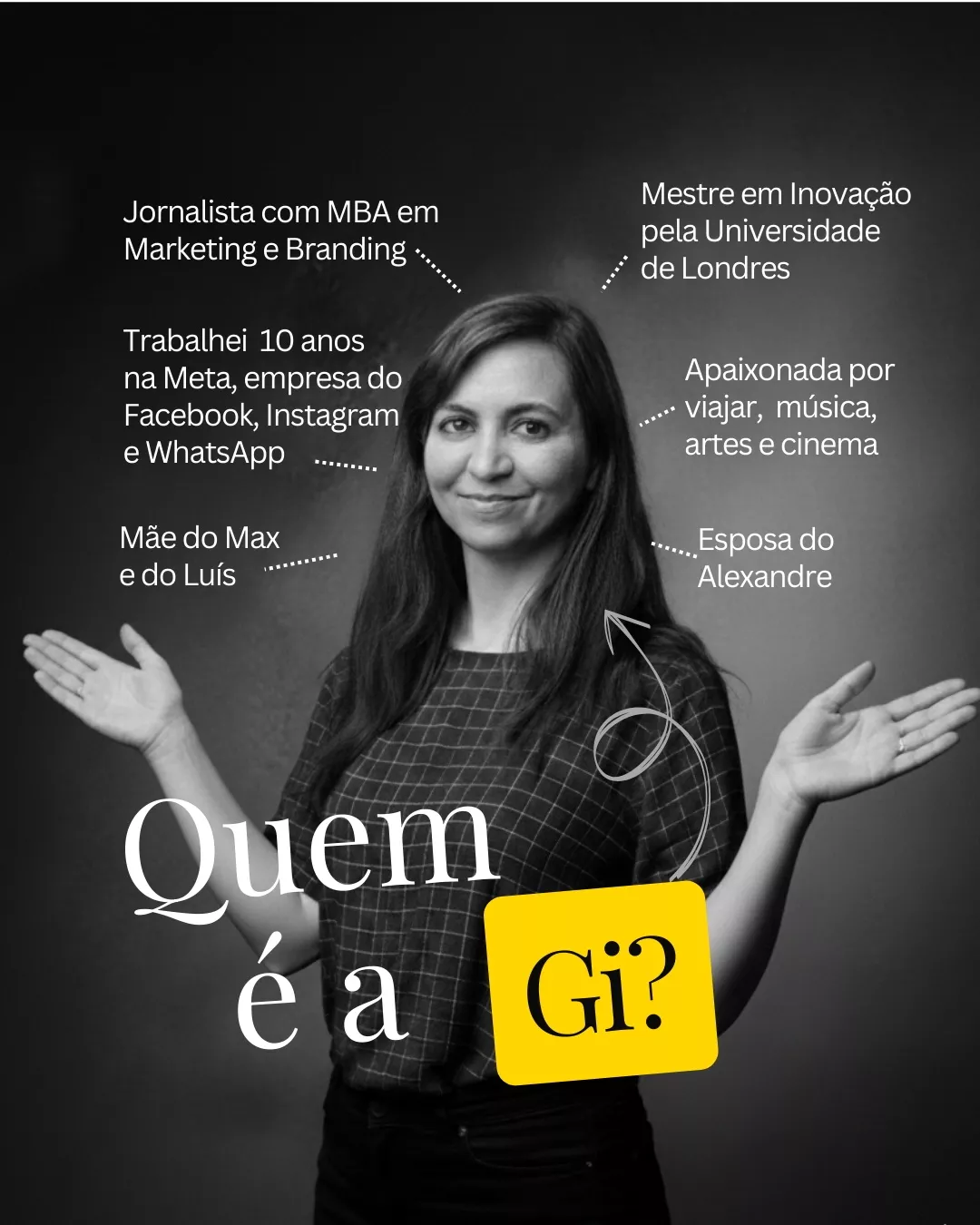Gi Blanco, criadora do curso Marketing + IA Descomplicado